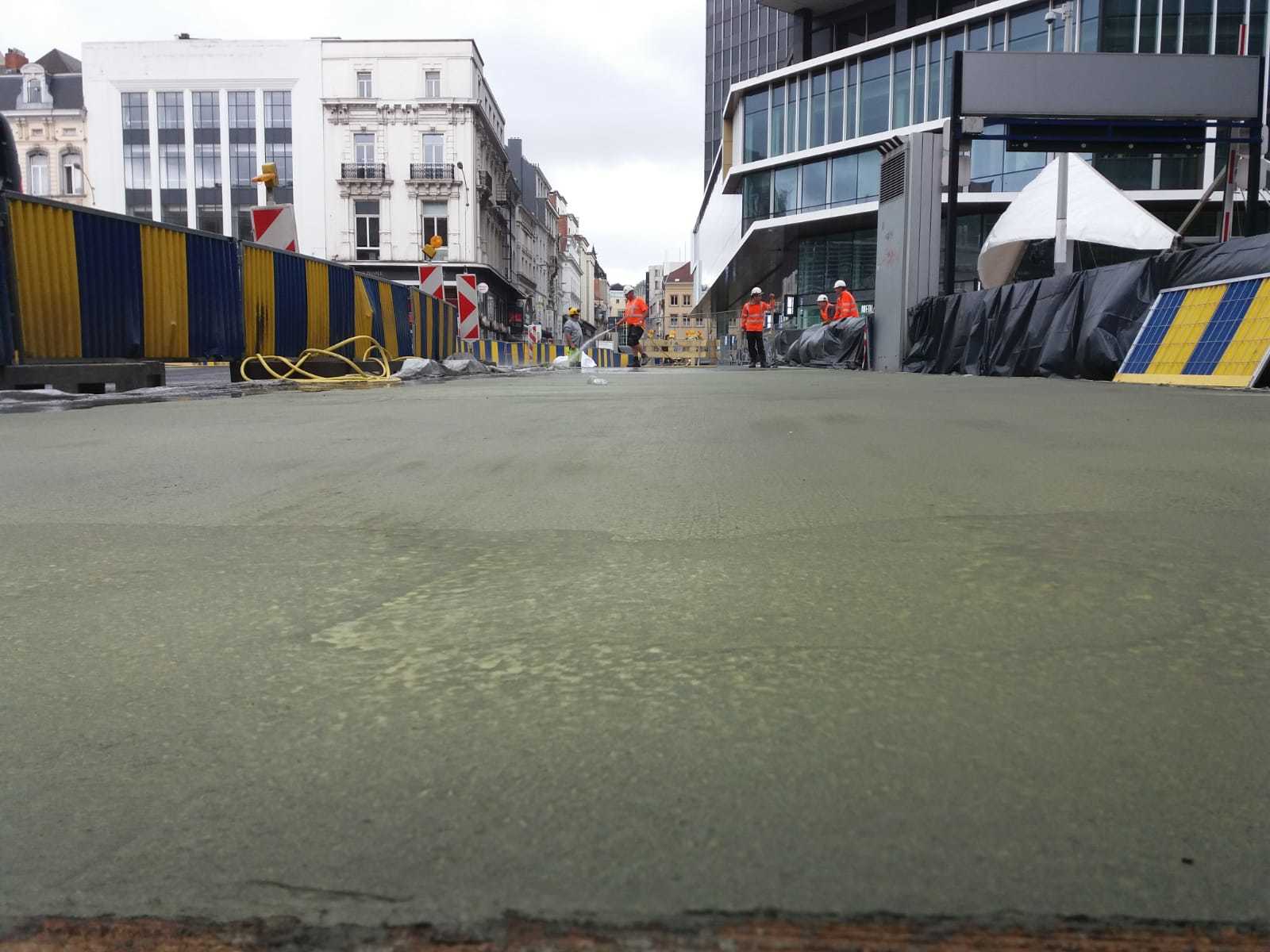 Uitgewassen beton Brussel